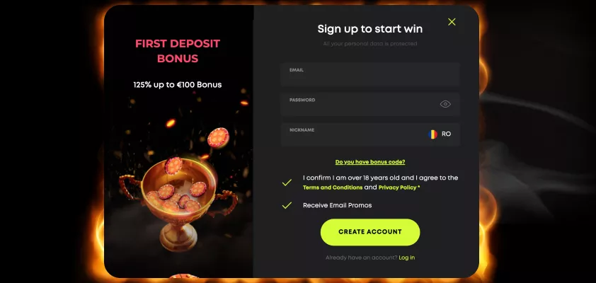 Cum te înregistrezi pe cazino online
